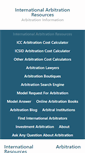 Mobile Screenshot of international-arbitration-attorney.com